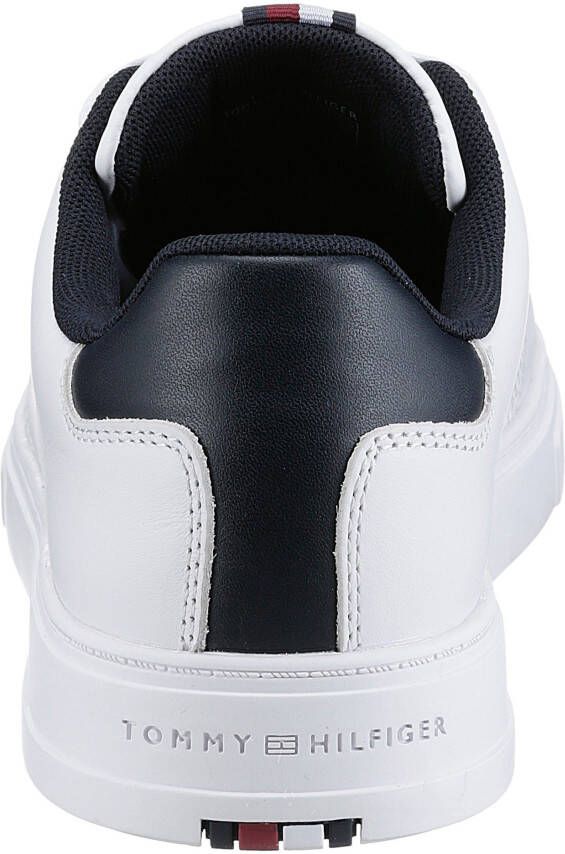 Tommy Hilfiger Sneakers ELEVATED RBW CUPSOLE LEATHER met contrastbeleg bij de hiel
