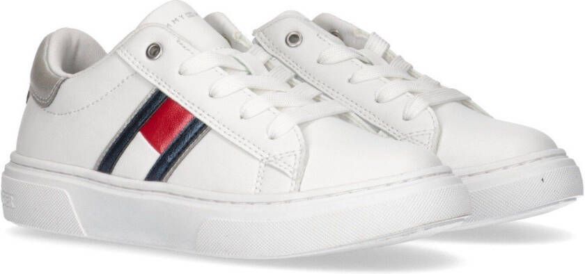 Tommy Hilfiger Sneakers FLAG LOW CUT LACE-UP SNEAKER met een ritssluiting