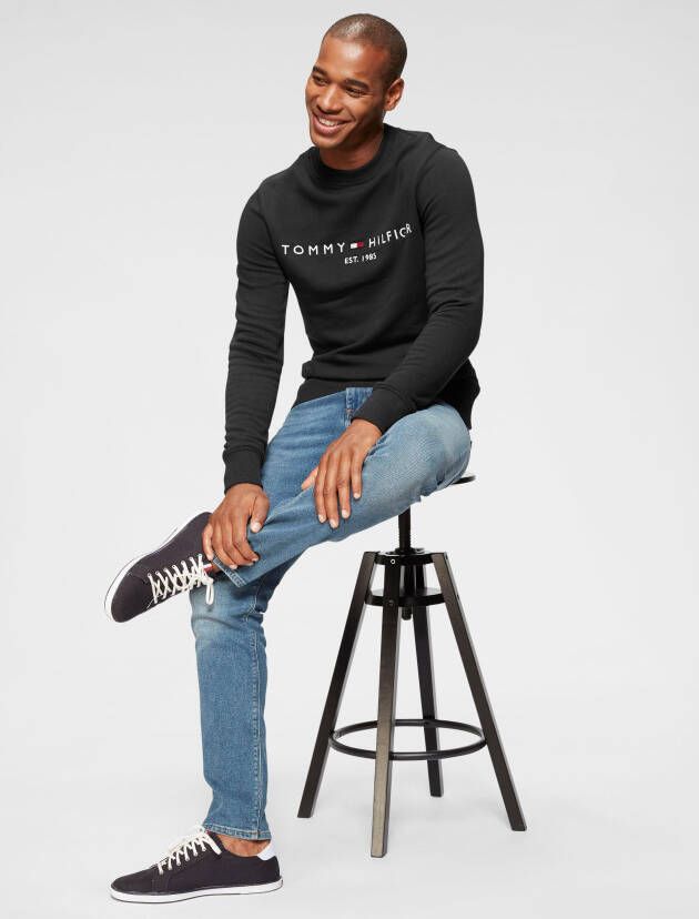Tommy Hilfiger Sneakers H2285ARLOW 1D met zijlogo-vlag vrijetijdsschoen lage schoen veterschoen