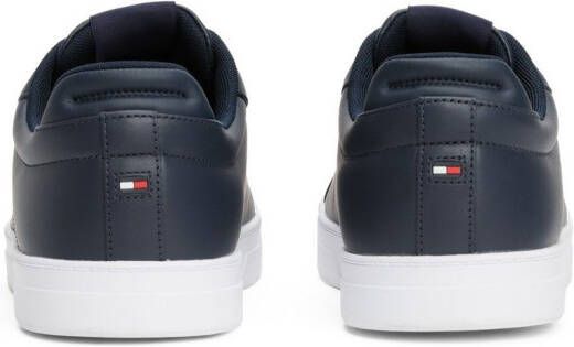 Tommy Hilfiger Sneakers ICON COURT LTH FLAG ESS vrijetijdsschoen lage schoen veterschoen met kleine logovlag