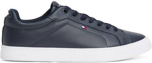 Tommy Hilfiger Sneakers ICON COURT LTH FLAG ESS vrijetijdsschoen lage schoen veterschoen met kleine logovlag