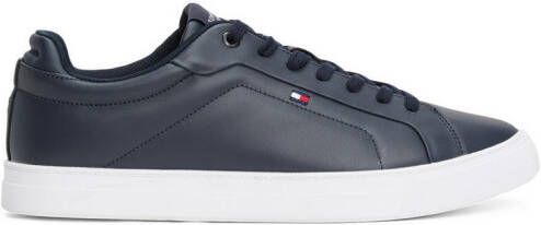 Tommy Hilfiger Sneakers ICON COURT LTH FLAG ESS vrijetijdsschoen lage schoen veterschoen met kleine logovlag - Foto 6