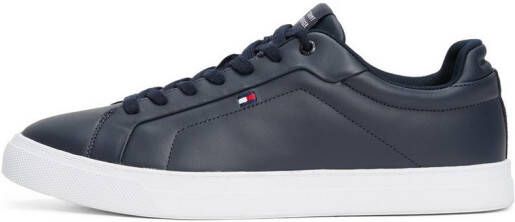 Tommy Hilfiger Sneakers ICON COURT LTH FLAG ESS vrijetijdsschoen lage schoen veterschoen met kleine logovlag - Foto 7