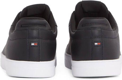Tommy Hilfiger Sneakers ICON COURT PINPERF LTH vrijetijdsschoen lage schoen veterschoenen met zacht gepolsterde schacht