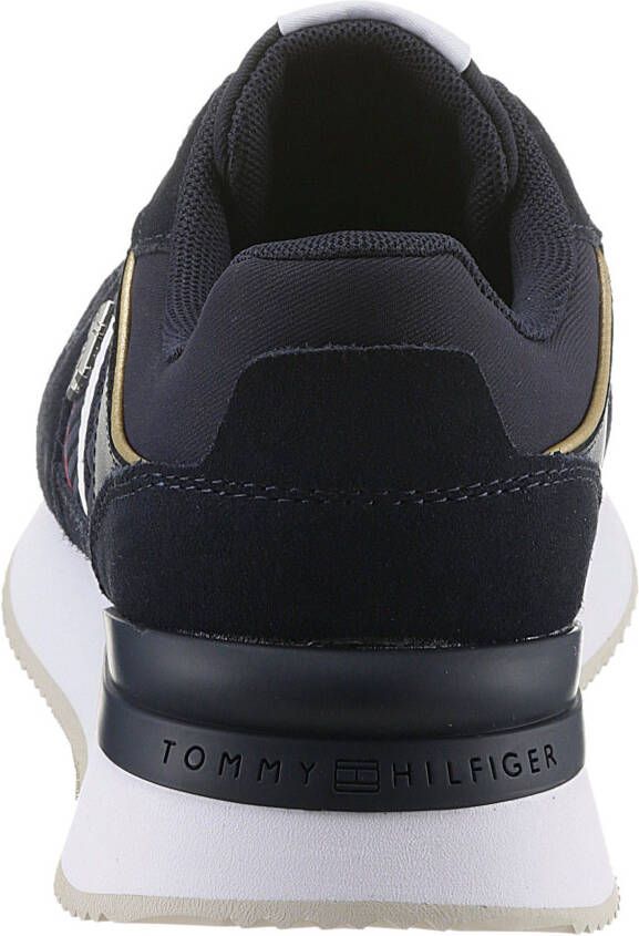 Tommy Hilfiger Sneakers met sleehak CORP WEBBING RUNNER GOLD