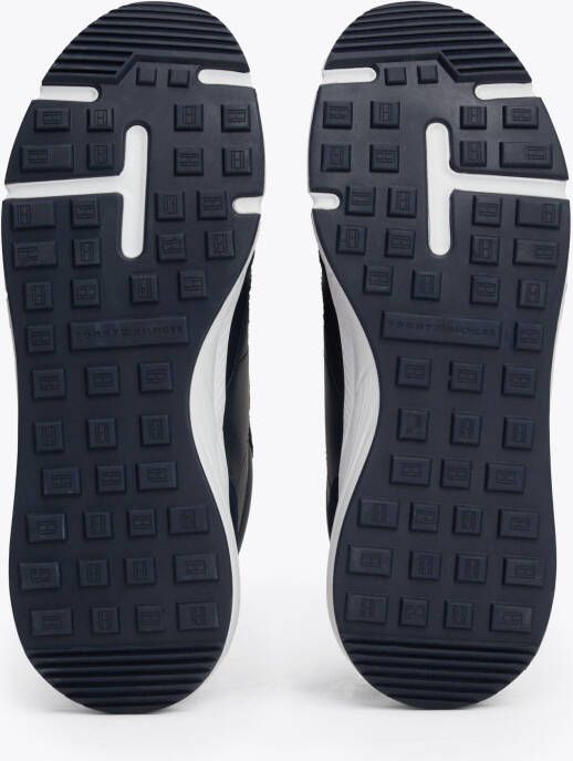 Tommy Hilfiger Sneakers met sleehak FASTON LTH MIX vrijetijdsschoen veterschoen lage schoen met gevoerde schacht