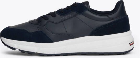 Tommy Hilfiger Sneakers met sleehak FASTON LTH MIX vrijetijdsschoen veterschoen lage schoen met gevoerde schacht