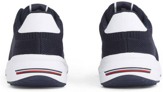 Tommy Hilfiger Sneakers met sleehak LIGHTWEIGHT RWB KNIT vrijetijdsschoen lage schoen veterschoen met contrasterend logo
