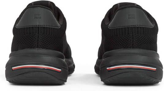 Tommy Hilfiger Sneakers met sleehak LIGHTWEIGHT RWB KNIT vrijetijdsschoen lage schoen veterschoen met contrasterend logo