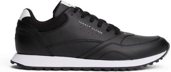 Tommy Hilfiger Sneakers NEW RUNNER EVA LTH ESS vrijetijdsschoen halfhoge schoen veterschoen met sportieve perforatie