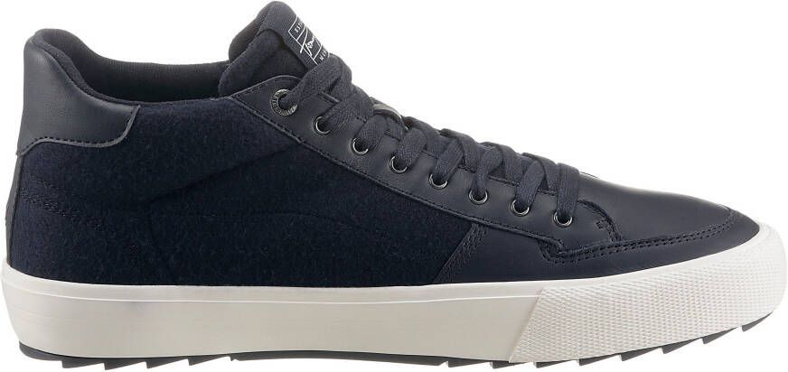 Tommy Hilfiger Sneakers SEASONAL VULC FELT CHUKKA in modieuze materialenmix