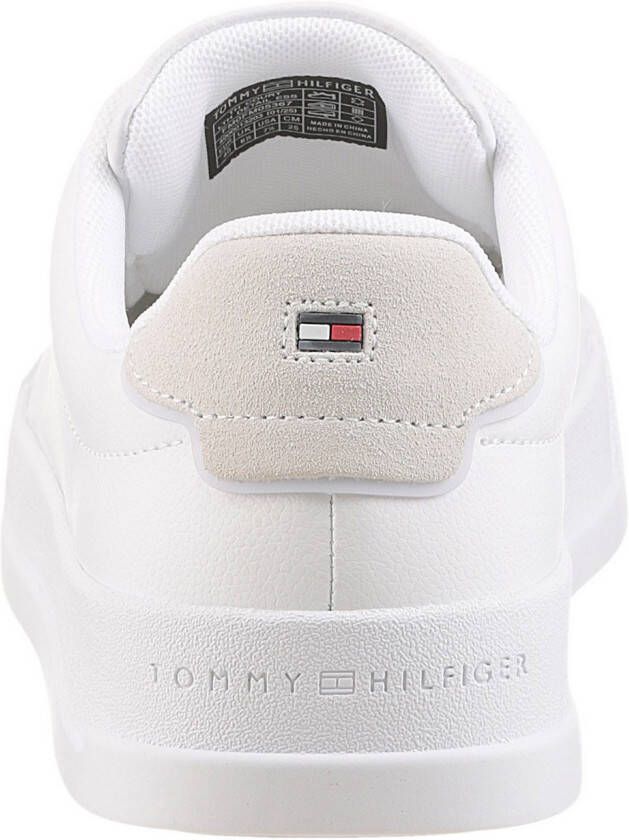 Tommy Hilfiger Sneakers TH COURT LTH DETAIL ESS vrijetijdsschoen lage schoen veterschoen met zijlijk logo-opdruk