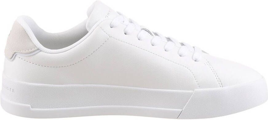 Tommy Hilfiger Sneakers TH COURT LTH DETAIL ESS vrijetijdsschoen lage schoen veterschoen met zijlijk logo-opdruk