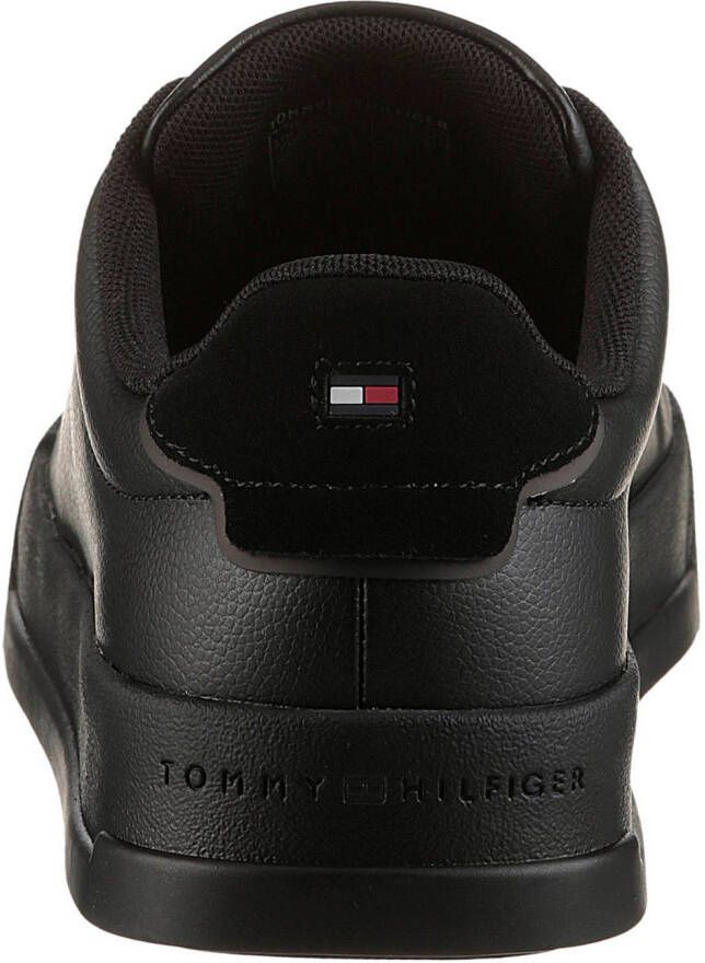 Tommy Hilfiger Sneakers TH COURT LTH DETAIL ESS vrijetijdsschoen lage schoen veterschoen met zijlijk logo-opdruk