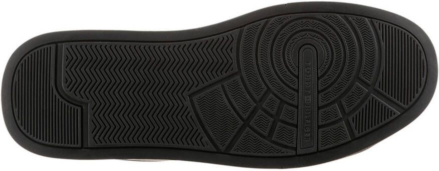 Tommy Hilfiger Sneakers TH COURT LTH DETAIL ESS vrijetijdsschoen lage schoen veterschoen met zijlijk logo-opdruk