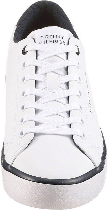 Tommy Hilfiger Sneakers TH HI VULC CORE LOW LEATHER vrijetijdsschoen lage schoen veterschoen met gevoerde schacht