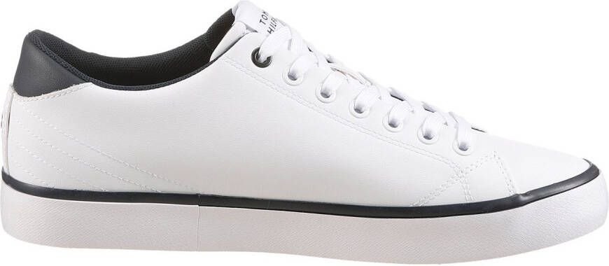 Tommy Hilfiger Sneakers TH HI VULC CORE LOW LEATHER vrijetijdsschoen lage schoen veterschoen met gevoerde schacht