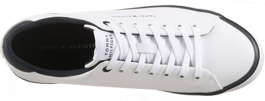 Tommy Hilfiger Sneakers TH HI VULC CORE LOW LEATHER vrijetijdsschoen lage schoen veterschoen met gevoerde schacht