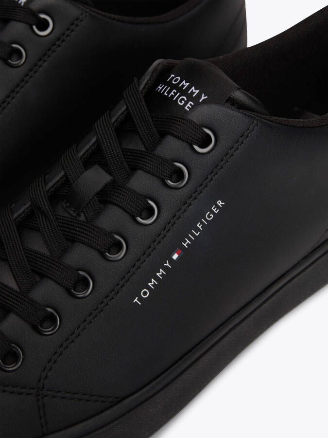 Tommy Hilfiger Sneakers TH HI VULC CORE LOW LEATHER ESS vrijetijdsschoen lage schoen veterschoen met sierstiksels op de hiel