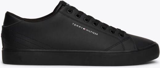 Tommy Hilfiger Sneakers TH HI VULC CORE LOW LEATHER ESS vrijetijdsschoen lage schoen veterschoen met sierstiksels op de hiel