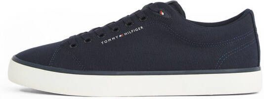 Tommy Hilfiger Sneakers TH HI VULC LOW CORE CANVAS vrijetijdsschoen lage schoen veterschoenen met zacht gepolsterde schacht