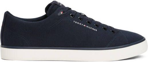 Tommy Hilfiger Sneakers TH HI VULC LOW CORE CANVAS vrijetijdsschoen lage schoen veterschoenen met zacht gepolsterde schacht
