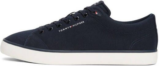 Tommy Hilfiger Sneakers TH HI VULC LOW CORE CANVAS vrijetijdsschoen lage schoen veterschoenen met zacht gepolsterde schacht