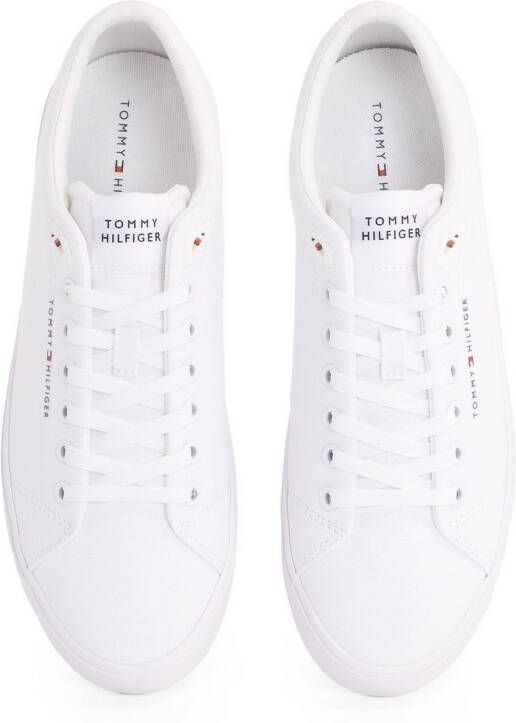 Tommy Hilfiger Sneakers TH HI VULC LOW CORE CANVAS vrijetijdsschoen lage schoen veterschoenen met zacht gepolsterde schacht