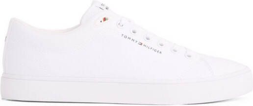 Tommy Hilfiger Sneakers TH HI VULC LOW CORE CANVAS vrijetijdsschoen lage schoen veterschoenen met zacht gepolsterde schacht