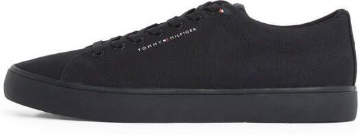 Tommy Hilfiger Sneakers TH HI VULC LOW CORE CANVAS vrijetijdsschoen lage schoen veterschoenen met zacht gepolsterde schacht