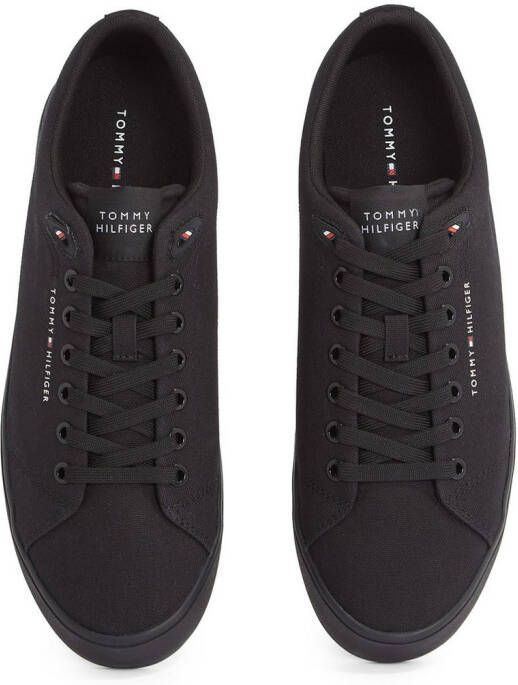 Tommy Hilfiger Sneakers TH HI VULC LOW CORE CANVAS vrijetijdsschoen lage schoen veterschoenen met zacht gepolsterde schacht