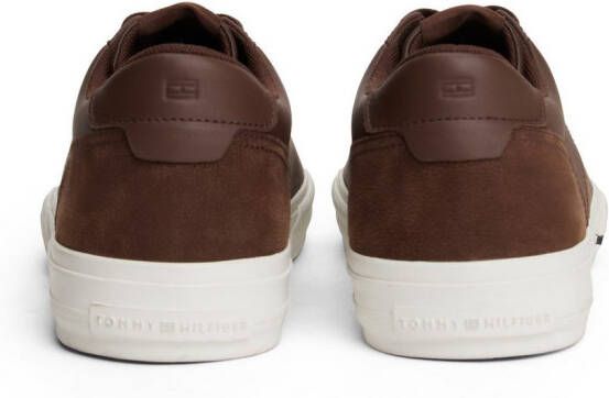 Tommy Hilfiger Sneakers TH HI VULC LTH STREET vrijetijdsschoen lage schoen veterschoenen met zacht gepolsterde schacht
