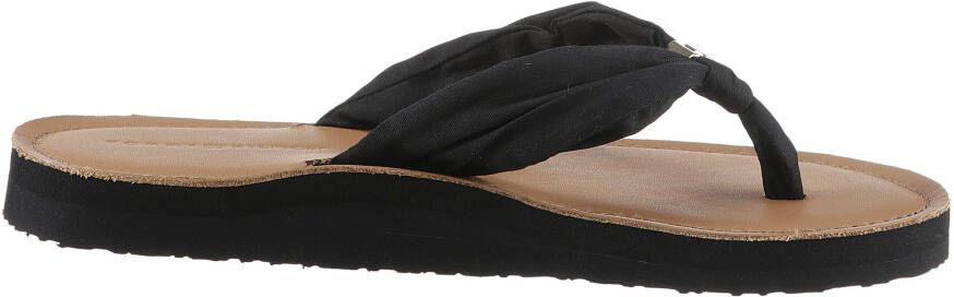 Tommy Hilfiger Teenslippers TH ELEVATED BEACH SANDAL zomerschoen comfortabele schoen flats slippers met th-sieraandeel