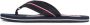 Tommy Hilfiger Teenslippers CORPORATE HILFIGER BEACH SANDAL dianette zomerschoen flats comfort-schoen met strepen - Thumbnail 6