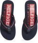 Tommy Hilfiger Teenslippers CORPORATE HILFIGER BEACH SANDAL dianette zomerschoen flats comfort-schoen met strepen - Thumbnail 7