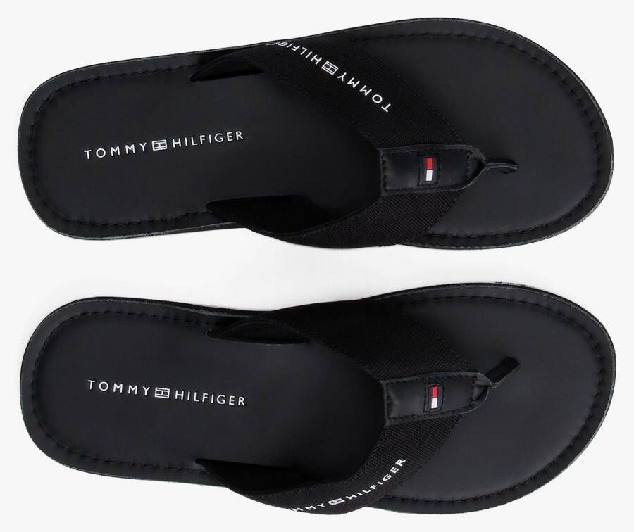 Tommy Hilfiger Teenslippers HILFIGER LEATHER BEACH SANDAL