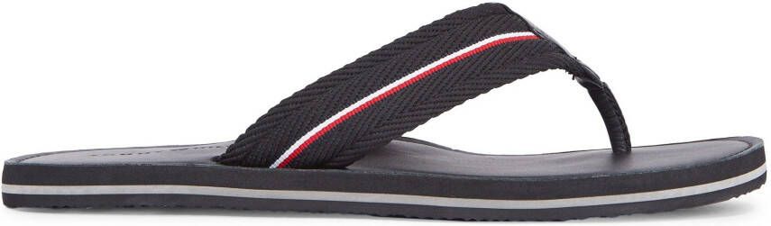 Tommy Hilfiger Slipper met leren details - Foto 5