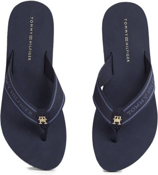 Tommy Hilfiger Teenslippers HILFIGER WEBBING BEACH SANDAL
