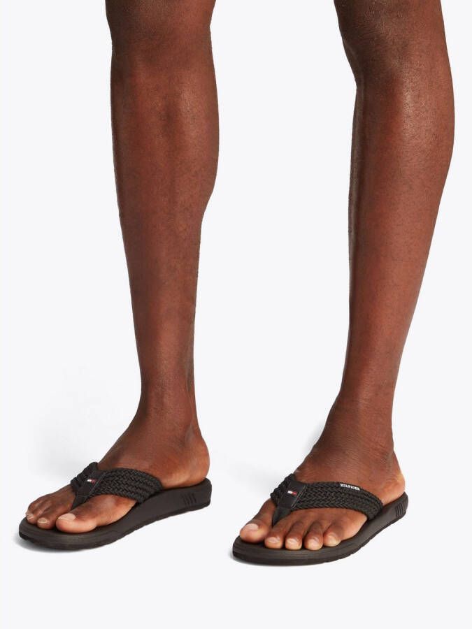 Tommy Hilfiger Teenslippers MOLDED HILFIGER WEB BEACH SANDAL