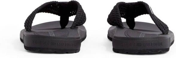 Tommy Hilfiger Teenslippers MOLDED HILFIGER WEB BEACH SANDAL