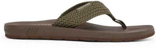 Tommy Hilfiger Teenslippers MOLDED HILFIGER WEB BEACH SANDAL