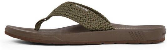 Tommy Hilfiger Teenslippers MOLDED HILFIGER WEB BEACH SANDAL