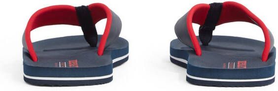 Tommy Hilfiger Teenslippers PADDED COMFORT HILFIGER B SANDAL dianette zomerschoen slippers badschoen met logo-opdruk