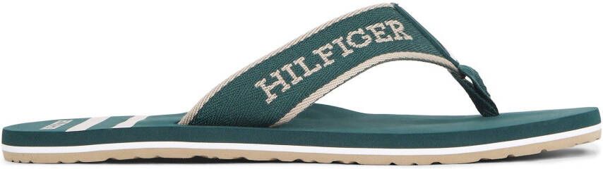 Tommy Hilfiger Teenslippers SPORTY HILFIGER BEACH SANDAL zomerschoen slippers poolslides zwemschip met logo-opschrift