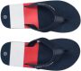 Tommy Hilfiger teenslippers donkerblauw Jongens Rubber 28 - Thumbnail 6