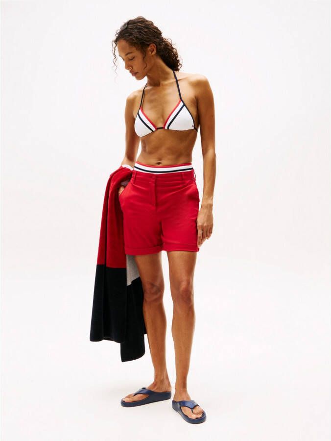Tommy Hilfiger Teenslippers TH COMFORT BEACH SANDAL dianette zomerschoen comfortabele schoen met kleine logoborduring