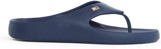 Tommy Hilfiger Teenslippers TH COMFORT BEACH SANDAL dianette zomerschoen comfortabele schoen met kleine logoborduring