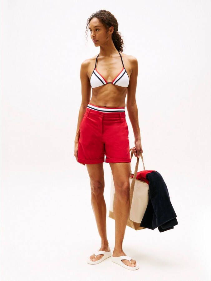 Tommy Hilfiger Teenslippers TH COMFORT BEACH SANDAL dianette zomerschoen comfortabele schoen met kleine logoborduring