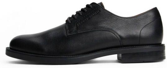 Tommy Hilfiger Veterschoenen HILFIGER VOGUE LTH SHOE zakelijke schoen avondschoen met zijdelingse logo