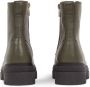 Tommy Hilfiger Veterschoenen BICOLOR LEATHER LACE-UP plateau veterschoenen chunky boots goudkleurige logo tekst - Thumbnail 3